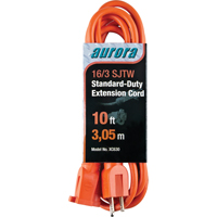 Cordon rallonge, Int&eacute;rieur/ext&eacute;rieur, SJTW, AWG 16/3, 13 A, 10' Mukwa Safety Services