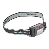 HeadsUp Lite 2610 Headlamp, LED, 30 Lumens, 19 Hrs. Run Time, AAA Batteries Mukwa Safety Services