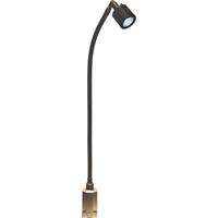 LS Series High-Output Flexible Light, 5 W, LED, 27" Neck, Black Mukwa Safety Services