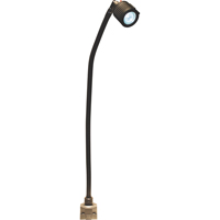 LS Series High-Output Flexible Light, 5 W, LED, 20" Neck, Black Mukwa Safety Services