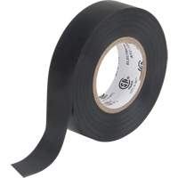 Electrical Tape, 19 mm (3/4") x 18 M (60'), Black, 7 mils Mukwa Safety Services