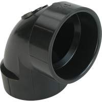 Raccord en coude 90°, Noeud x noeud, Plastique, 1-1/4" Mukwa Safety Services