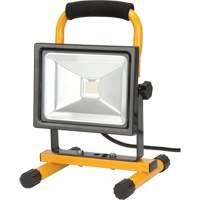 Portable Work Light, LED, 20 W, 2500 Lumens, Aluminum Housing Mukwa Safety Services
