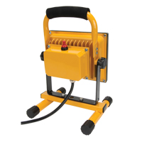 Portable Work Light, LED, 20 W, 2500 Lumens, Aluminum Housing Mukwa Safety Services