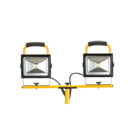 Twin-Head Work Light, LED, 40 W, 4800 Lumens, Aluminum Housing Mukwa Safety Services
