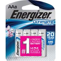 Ultimate Lithium Batteries, AA, 1.5 V Mukwa Safety Services