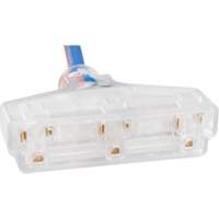 TPE-Rubber Extension Cord with Light Indicator, All-Weather, SJEOW, 12/3 AWG, 15 A, 3 Outlet(s), 25' Mukwa Safety Services