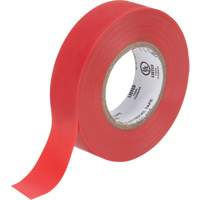 Electrical Tape, 19 mm (3/4") x 18 M (60'), Red, 7 mils Mukwa Safety Services