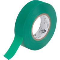 Electrical Tape, 19 mm (3/4") x 18 M (60'), Green, 7 mils Mukwa Safety Services