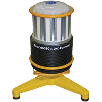 Lampe de travail portative Beacon360 GO avec support au sol, DEL, 45 W, 6000 lumens, Boîtier en Aluminium Mukwa Safety Services