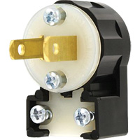 Hospital Grade Extension Plug, Nylon, 15 A, 125 V Mukwa Safety Services
