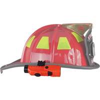 Vantage&reg; 180 X Multi-Fuel Helmet/Right Angle Flashlight, LED, Rechargeable/CR123A Batteries, Nylon Polymer Mukwa Safety Services