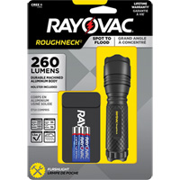 Tactical Spot-to-Flood Flashlight, LED, 320 Lumens, AAA Batteries Mukwa Safety Services