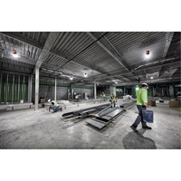 RADIUS Temporary Site Light, LED, 130 W, 15000 Lumens Mukwa Safety Services