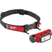 REDLITHIUM USB Hardhat Headlamp, LED, 600 Lumens, 5 Hrs. Run Time, Rechargeable Batteries Mukwa Safety Services