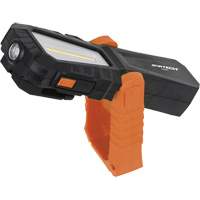 Rechargeable COB Work Light with Magnetic Pivot Base, LED, 240 Lumens, Plastic Housing Mukwa Safety Services