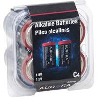 Piles alcalines industrielles, C, 1,5 V Mukwa Safety Services