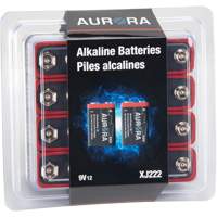 Piles alcalines industrielles, 9 V Mukwa Safety Services