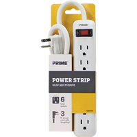 Bloc multiprise, 6 Prise(s), 3', 15 A, 1875 W, 125 V Mukwa Safety Services