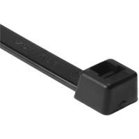 Heavy-Duty Cable Tie, 15" Long, 120 lbs. Tensile Strength, Black Mukwa Safety Services