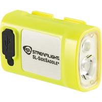 Lampe de casque SL-SIDESADDLE USB pour casques et casques de s&eacute;curit&eacute;, DEL, 350/320/400 lumens, 6,25/7/5 hres de fonctionnement, piles Rechargeable Mukwa Safety Services