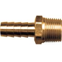 Raccord m&acirc;le de boyau, Laiton, 1/4" x 1/4" Mukwa Safety Services