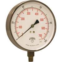 Contractor Pressure Gauge, 4-1/2" , 0 - 100 psi, Bottom Mount, Analogue Mukwa Safety Services