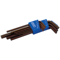 Long Arm Hex Key Set, 9 Pcs., Metric Mukwa Safety Services